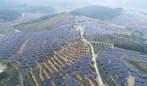華能湖南武岡山地光伏發(fā)電項目